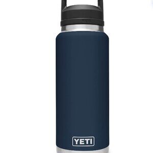 YETI RAMBLER 36 OZ WATER BOTTLE W CHUG CAP in NAVY NEW